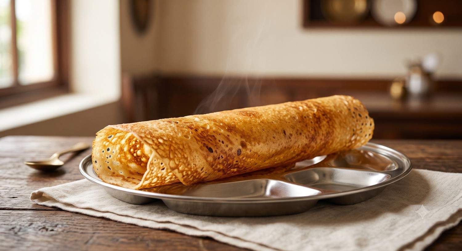 Crispy golden dosa
